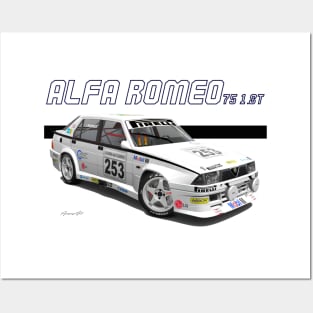 Alfa Romeo 75 Posters and Art